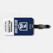 Justizielle Liga | Pop der Blue & Red Group Art Gepäckanhänger (Rückseite horizontal)