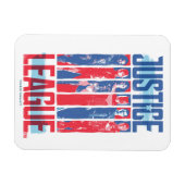 Justizielle Liga | Pop der Blue & Red Group Art Magnet (Horizontal)