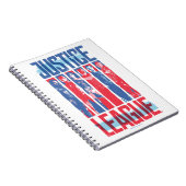 Justizielle Liga | Pop der Blue & Red Group Art Notizblock (Rechte Seite)