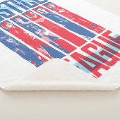 Justizielle Liga | Pop der Blue & Red Group Art Sherpadecke (3/4)