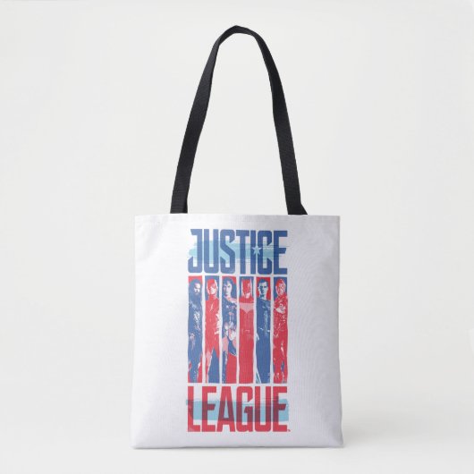 Justizielle Liga | Pop der Blue & Red Group Art Tasche (Vorderseite)