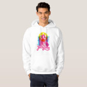 Justizielle Liga | Retro Group & Logo Pop Art Hoodie (Vorne ganz)