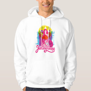 Justizielle Liga   Retro Group & Logo Pop Art Hoodie