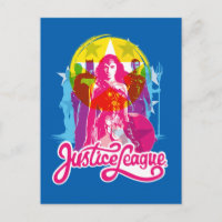 Justizielle Liga | Retro Group & Logo Pop Art