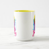 Justizielle Liga | Retro Group & Logo Pop Art Tasse (Zentrum)