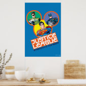 Justizielle Liga "Stärke in Zahlen" Poster (Küche)