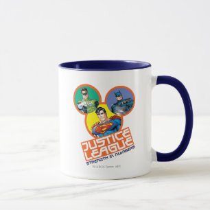 Justizielle Liga "Stärke in Zahlen" Tasse