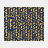 Justizielle Liga | Stylisierte Teamsymbole Lineup Fleecedecke (Vorderseite (Horizontal))