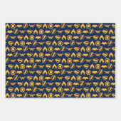 Justizielle Liga | Stylisierte Teamsymbole Lineup Geschenkpapier Set (Vorderseite 3)