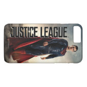 Justizielle Liga | Superman auf Schlachtfeld Case-Mate iPhone Hülle (Rückseite (Horizontal))