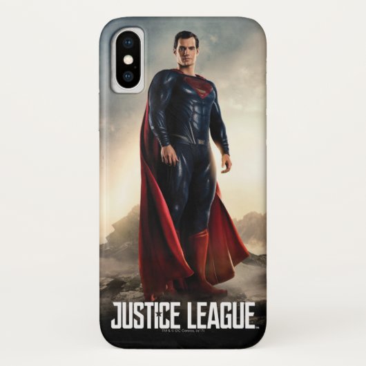 Justizielle Liga | Superman auf Schlachtfeld Case-Mate iPhone Hülle (Rückseite)