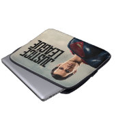 Justizielle Liga | Superman auf Schlachtfeld Laptopschutzhülle (Vorne Knopf)