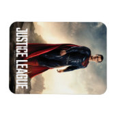 Justizielle Liga | Superman auf Schlachtfeld Magnet (Horizontal)
