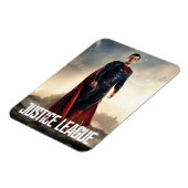 Justizielle Liga | Superman auf Schlachtfeld Magnet (Linke Seite)
