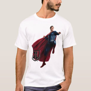 Justizielle Liga   Superman auf Schlachtfeld T-Shirt