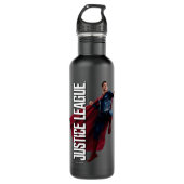 Justizielle Liga | Superman auf Schlachtfeld Trinkflasche (Vorderseite)