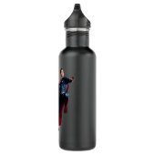 Justizielle Liga | Superman auf Schlachtfeld Trinkflasche (Rechts)