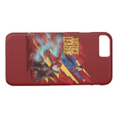 Justizielle Liga | Superman, Flash & Batman Abzeic Case-Mate iPhone Hülle (Rückseite (Horizontal))