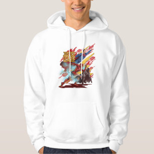 Justizielle Liga   Superman, Flash & Batman Abzeic Hoodie