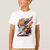 Justizielle Liga | Superman, Flash & Batman Abzeic T-Shirt (Vorderseite)