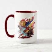 Justizielle Liga | Superman, Flash & Batman Abzeic Tasse (Links)