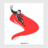 Justizielle Liga | Superman Flying Noir Pop Art Aufkleber (Blatt)