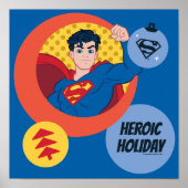 Justizielle Liga Superman Holiday Bauble Poster (Vorne)