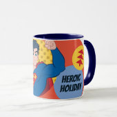Justizielle Liga Superman Holiday Bauble Tasse (VorderseiteRechts)