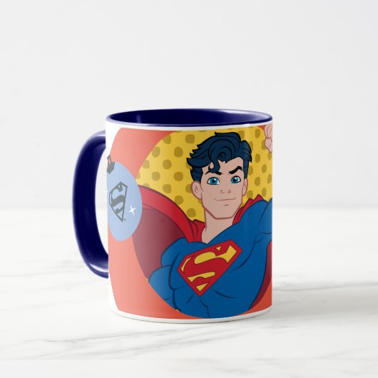 Justizielle Liga Superman Holiday Bauble Tasse (Vorderseite Links)