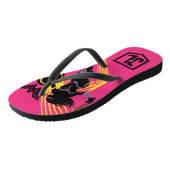 Justizielle Liga | Symbol "Wonder Woman Silhouette Badesandalen (Schrägansicht)