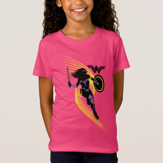 Justizielle Liga | Symbol "Wonder Woman Silhouette T-Shirt (Vorderseite)