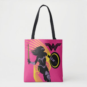 Justizielle Liga Symbol "Wonder Woman Silhouette Tasche