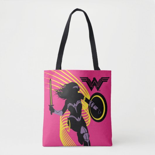 Justizielle Liga | Symbol "Wonder Woman Silhouette Tasche (Vorderseite)