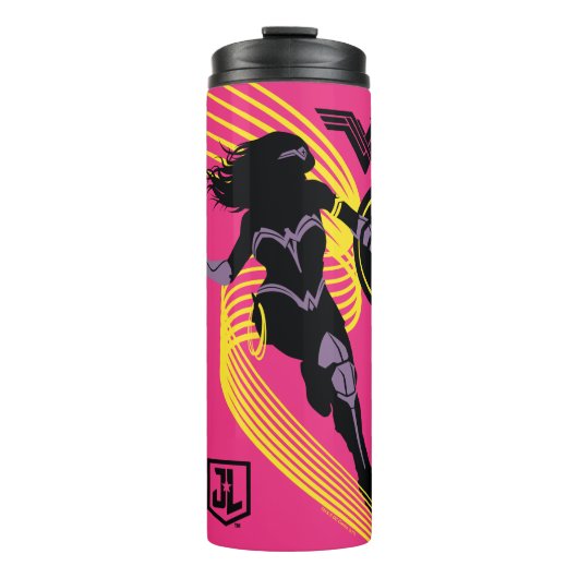 Justizielle Liga | Symbol "Wonder Woman Silhouette Thermosbecher (Vorderseite)