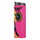 Justizielle Liga | Symbol "Wonder Woman Silhouette Thermosbecher (Nach rechts gedreht)