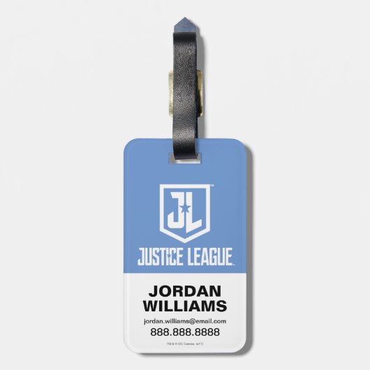 Justizielle Liga | United We Stand Graphic Gepäckanhänger (Rückseite vertikal)