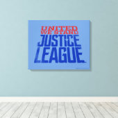 Justizielle Liga | United We Stand Graphic Leinwanddruck (Insitu (Holzboden))