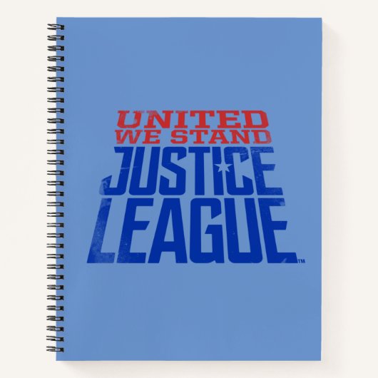 Justizielle Liga | United We Stand Graphic Notizbuch (Vorderseite)