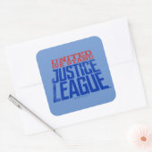 Justizielle Liga | United We Stand Graphic Quadratischer Aufkleber (Umschlag)