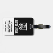 Justizielle Liga | Vereinigung der Liga Gepäckanhänger (Rückseite horizontal)