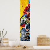 Justizielle Liga | Wachstumstabelle Poster (Küche)