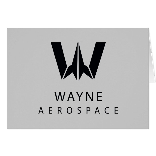 Justizielle Liga | Wayne Aerospace Logo (Vorderseite (Horizontal))