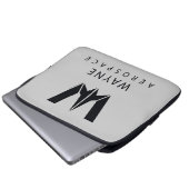 Justizielle Liga | Wayne Aerospace Logo Laptopschutzhülle (Vorne Knopf)
