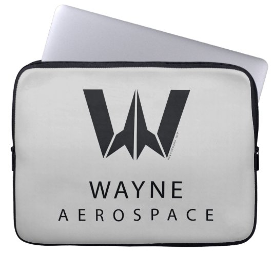 Justizielle Liga | Wayne Aerospace Logo Laptopschutzhülle (Vorderseite)