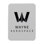 Justizielle Liga | Wayne Aerospace Logo Magnet (Vertikal)