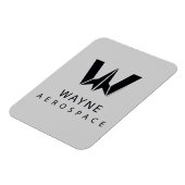Justizielle Liga | Wayne Aerospace Logo Magnet (Linke Seite)