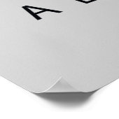 Justizielle Liga | Wayne Aerospace Logo Poster (Ecke)