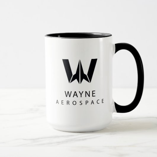 Justizielle Liga | Wayne Aerospace Logo Tasse (Rechts)