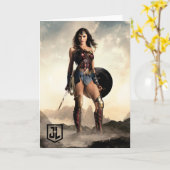 Justizielle Liga | Wonder Woman auf dem Schlachtfe Karte (Gelbe Blume)