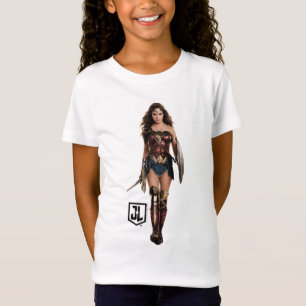 Justizielle Liga Wonder Woman auf dem Schlachtfe T-Shirt